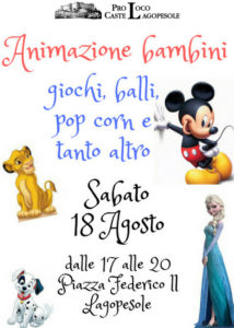 Manifesto animazione per bambini